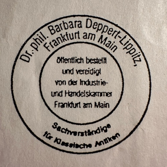 Ancient Roman / Israel necklace 925 Certified with paperwork 2000 years old! - Picture 7 of 8